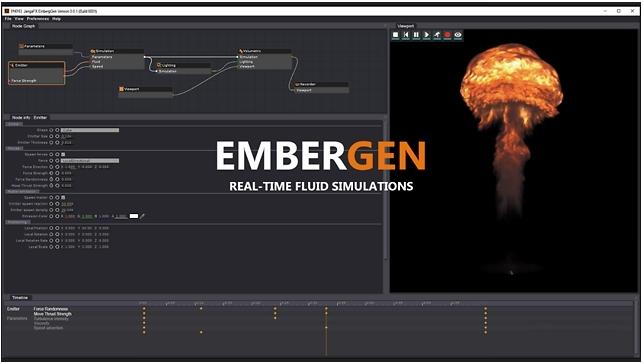 EmberGen,实时流体.