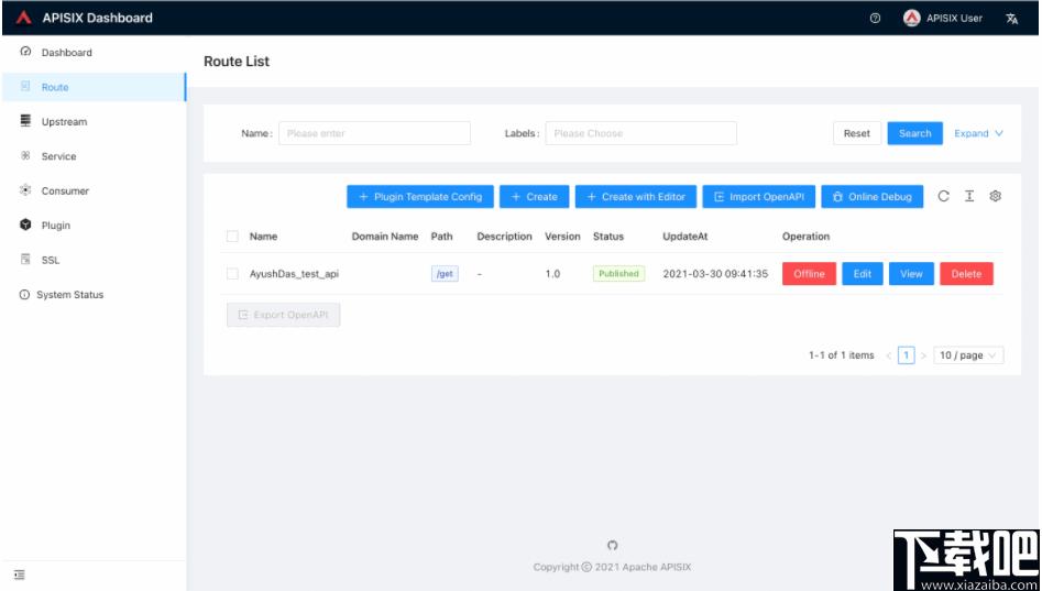 Apache APISIX下载,网关管理,网络服务,网络管理